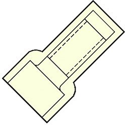Perskoppelstuk voor koperkabel Geisoleerde Kabelsch. Eindverbinder KLEMKO NYLON GEÏSOLEERDE EINDVERBINDER D=3MM BINNENMAAT 101326